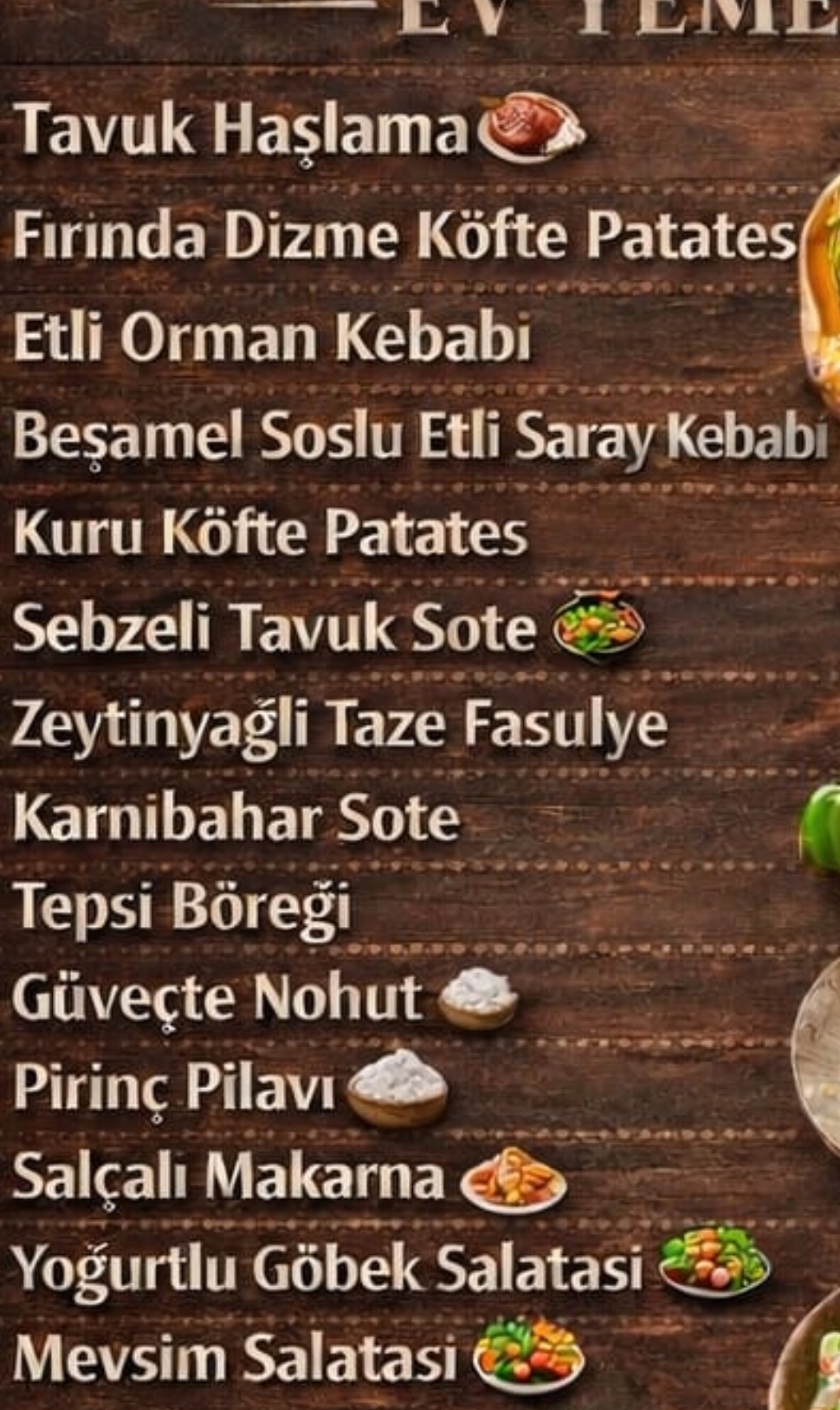 Yemek görseli