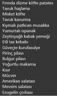 Yemek görseli