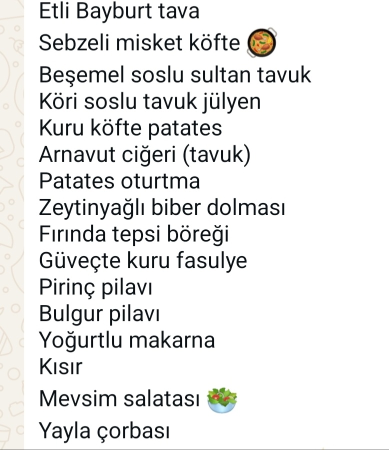 Yemek görseli