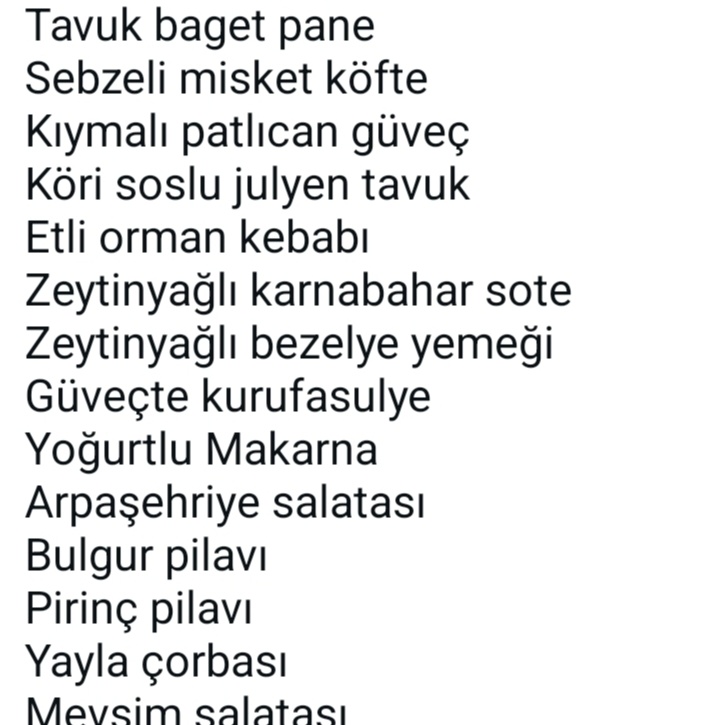 Yemek görseli