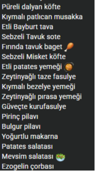 Yemek görseli