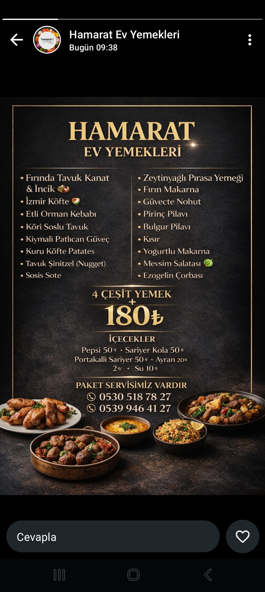 Yemek görseli