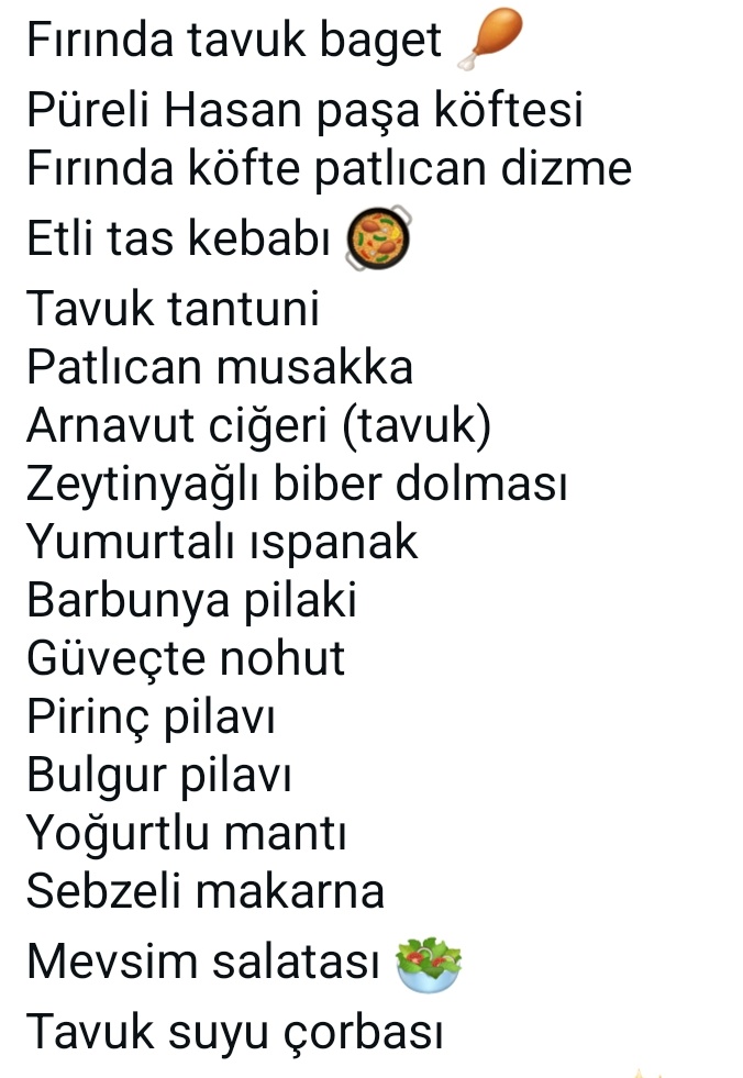 Yemek görseli