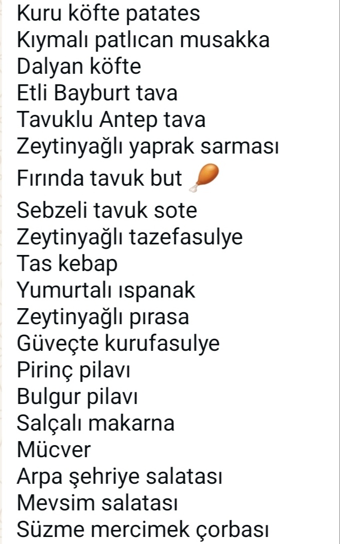Yemek görseli