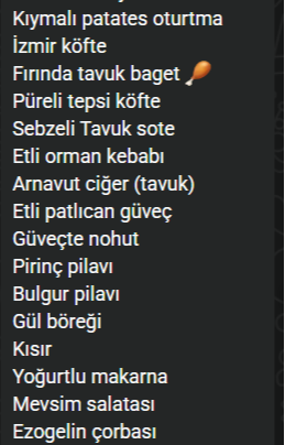 Yemek görseli