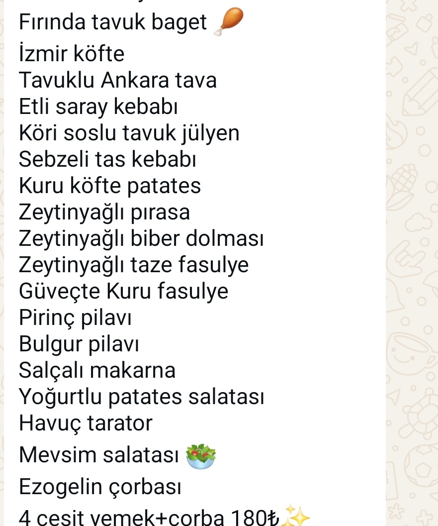 Yemek görseli